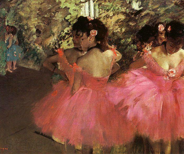 Edgar Degas Dancers in Pink_f Spain oil painting art